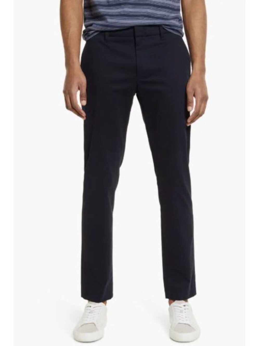 Vince Mens Griffith Stretch Cotton Twill Chino Pants in Navy Size 33